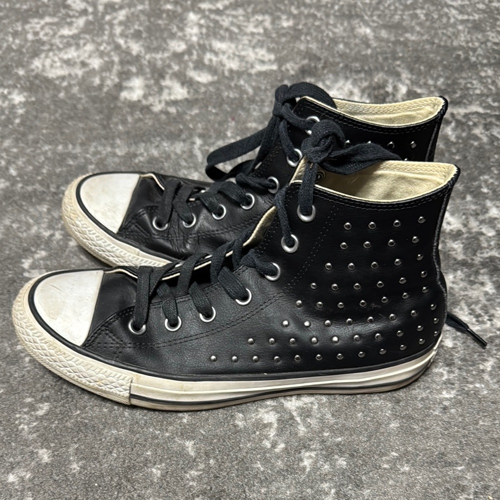 Converse White High-Top Sneakers